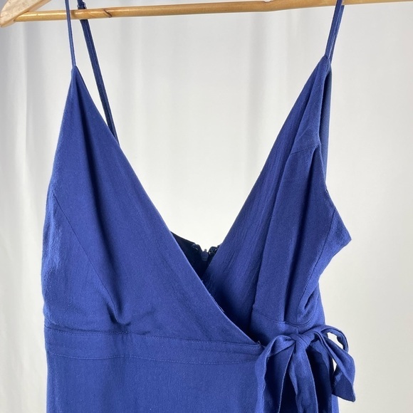 Lulus Camden Wrap Skort Dress in Navy Blue Size Small‎ - Picture 5 of 9